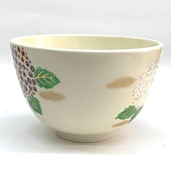 【茶碗　仁清　紫陽花】今岡都　共箱 茶碗 仁清 紫陽花】今岡都 共箱 - メルカリ